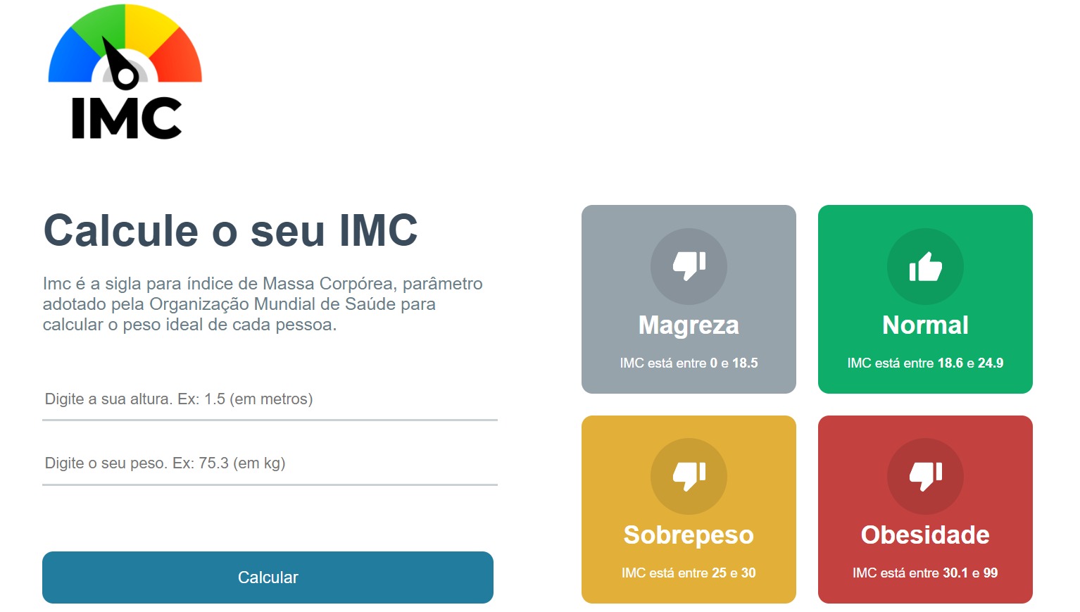 Projeto IMC